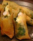 Plump Shrimp and Cheese Spring Rolls - Delicious Yakuzen Medicinal Cuisine