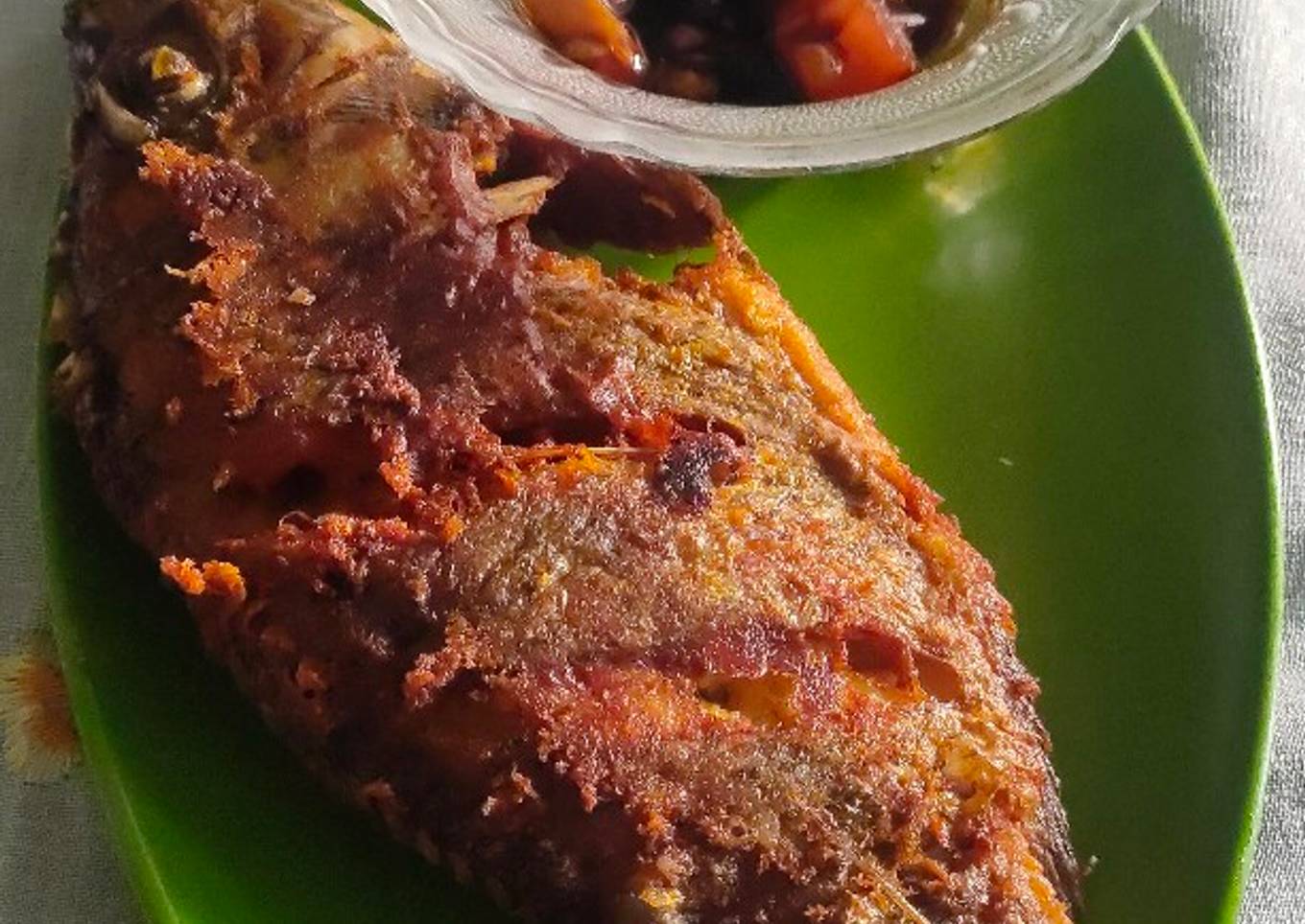 Ikan mujair goreng