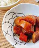 Củ cải kho hắc xì dầu