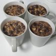 Cuajada de chocolate con galletas de crema