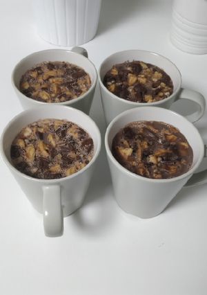 Una foto de Cuajada de chocolate con galletas de crema