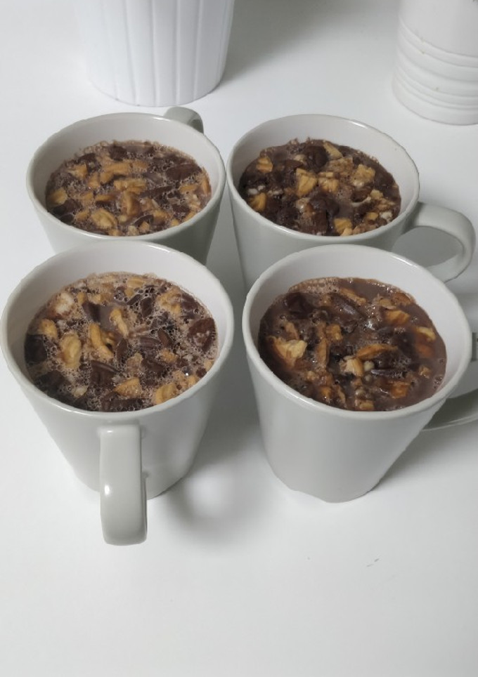 Una foto de Cuajada de chocolate con galletas de crema