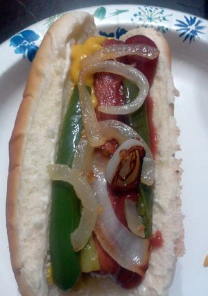 A picture of mexican hot dogs.