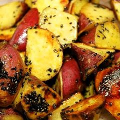 A picture of Non-fried Candied Sweet Potatoes.