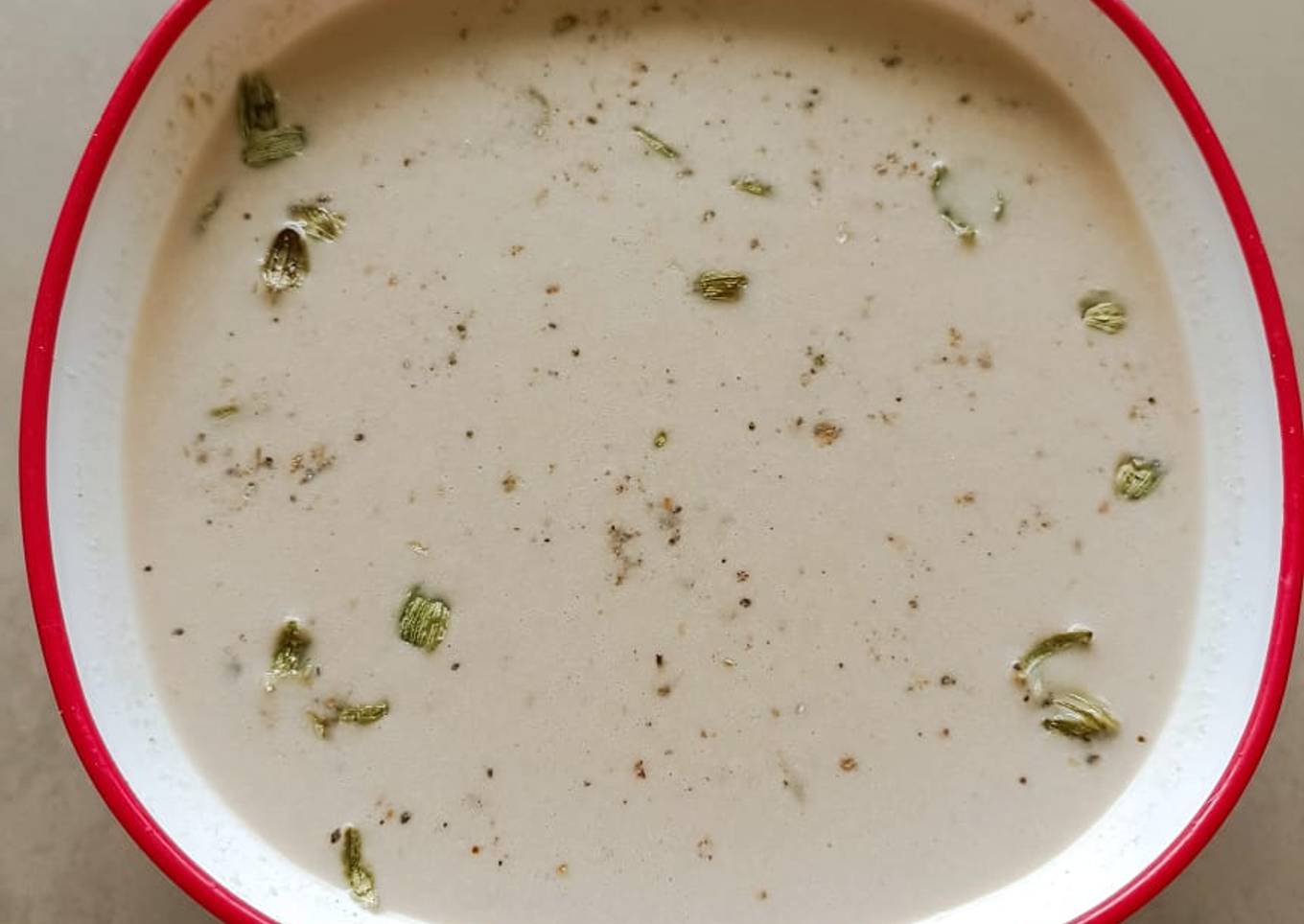 Kheer made from bread