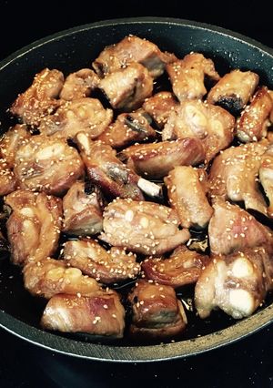Una foto de Costillas de cerdo con miel