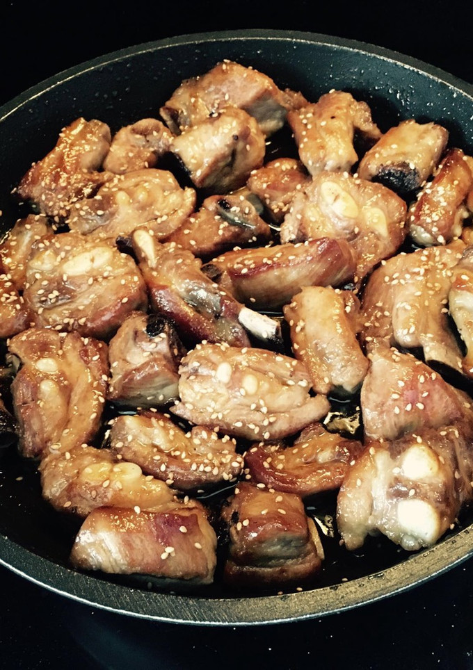 Una foto de Costillas de cerdo con miel