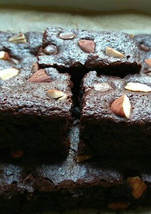 Foto resep Brownis panggang sederhana