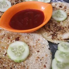 A picture of Bread ke Parathey.
