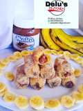 Stuffed banana with nutella