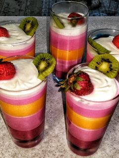 عکسی از دستور ژله بستنی