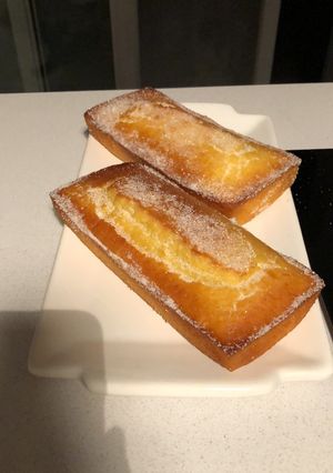 Una foto de Budín de mandarina de Flor