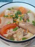 Mì udon nấu đuôi heo