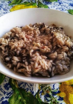 Foto di Risotto radicchio e speck