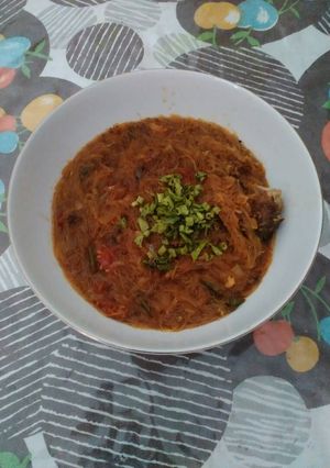 Foto resep Sup Nila Bihun Coklat
