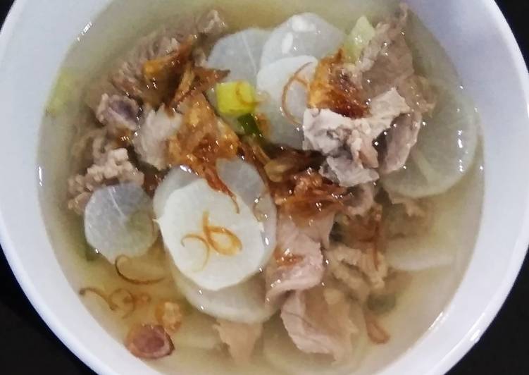 Resep Sop Lobak Sapi yang Enak Banget