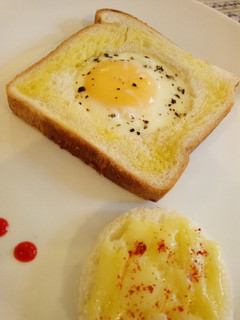 A picture of Egg n Bread#kidsrecipecontest.