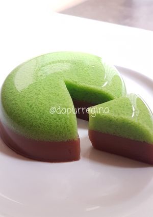 Foto resep Puding Lumut Pandan Coklat