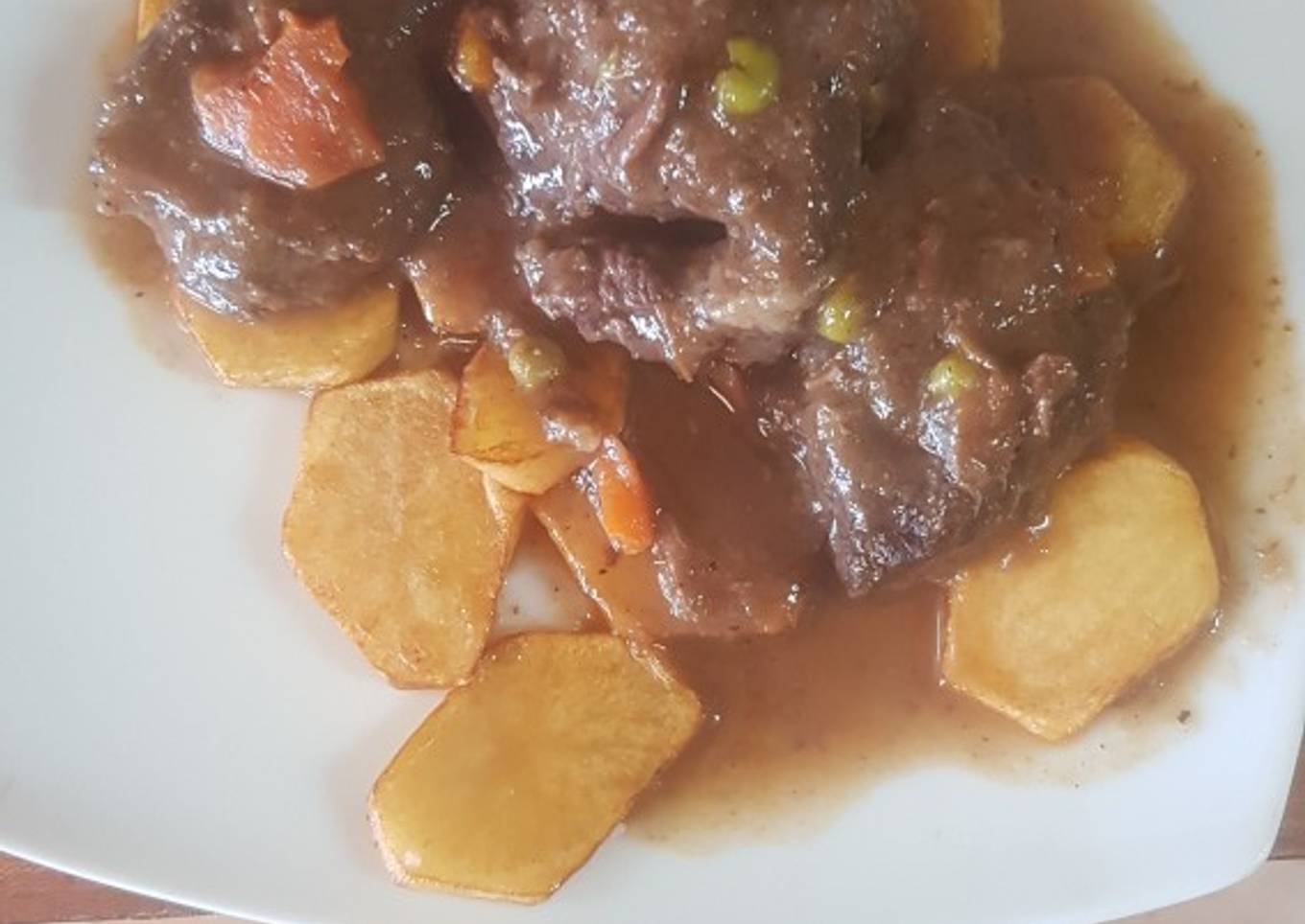 Carrillada de cerdo en salsa