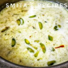 A picture of Lauki kheer.