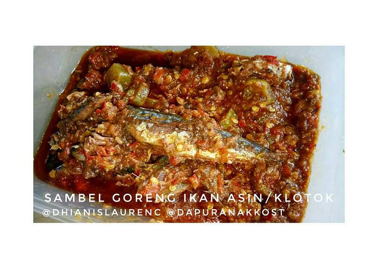 Resep Sambel goreng ikan asin / klotok yang Sempurna