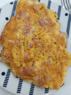 Una foto de Tortilla de York y queso
