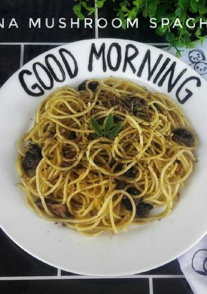 Foto resep Tuna Mushroom Spaghetti