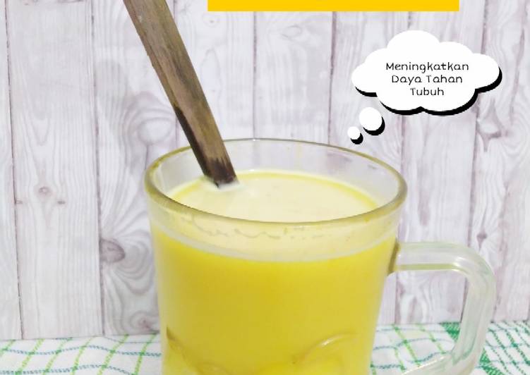 Resep Susu Kunyit Minuman Kesehatan, Lezat