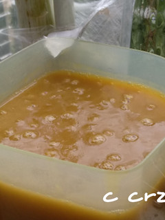 Una foto de Puré de calabaza y calabacín