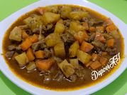 Gambar kari daging sapi kentang