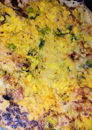 A picture of Poha paratha.