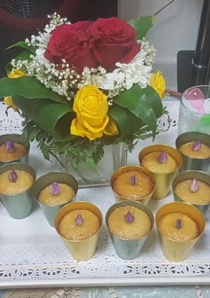 صورة لوصفة بسبوسه بالقشطه