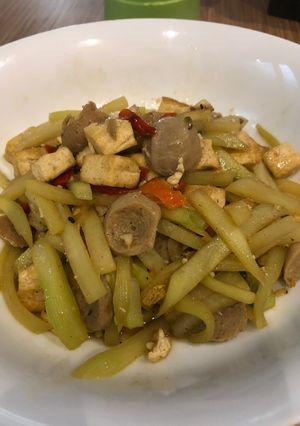 Foto resep Labu siam tahu bakso