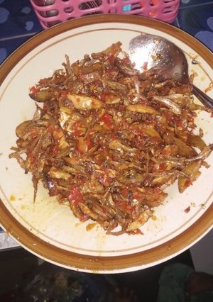 Foto resep Teri jengkol balado