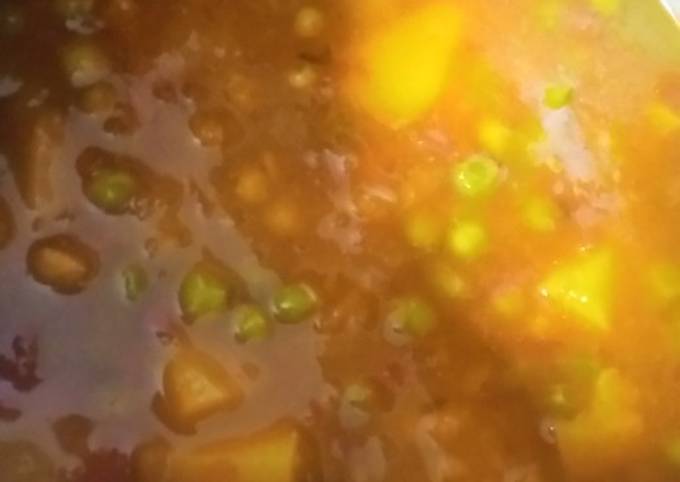 Steps to Prepare Mario Batali Aloo matar ki sabji