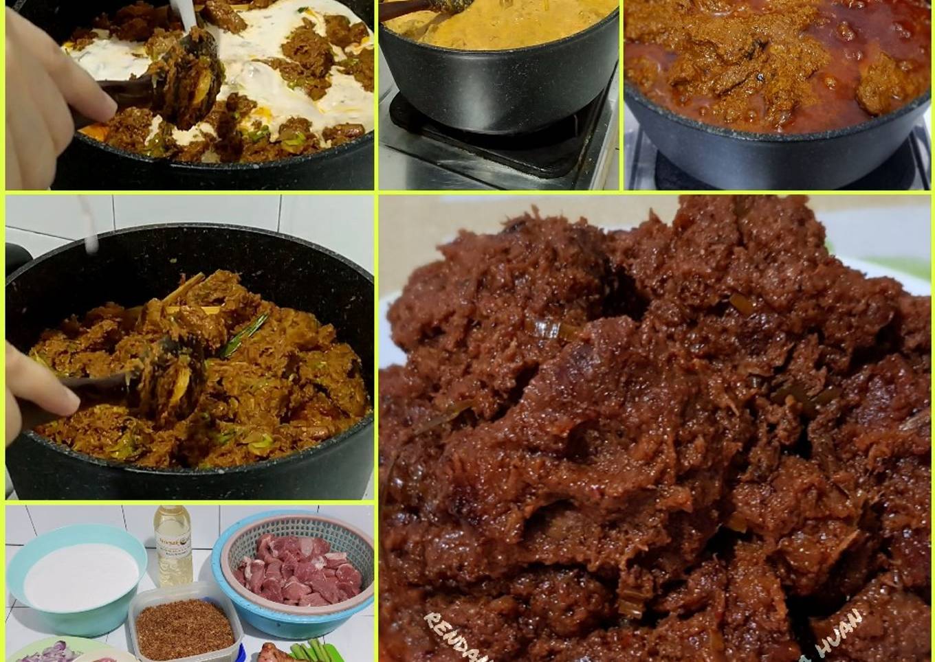 Rendang daging sapi minang full bumbu