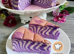 Gambar Kek Span Keladi Gebu 💜
