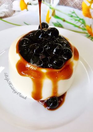 Hình của món Tàu Hủ Trân Châu Đường Đen.