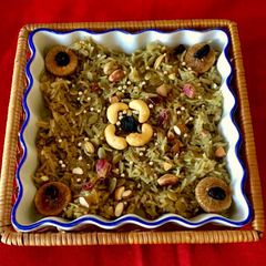 Jaggery rice A picture of Jaggery rice.