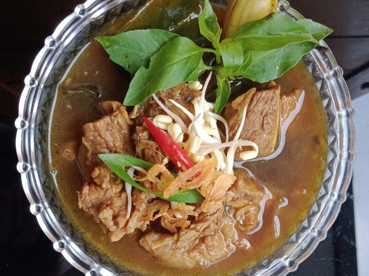 Resep Rawon daging Sapi* (dengan bumbu instan Indofood), Enak