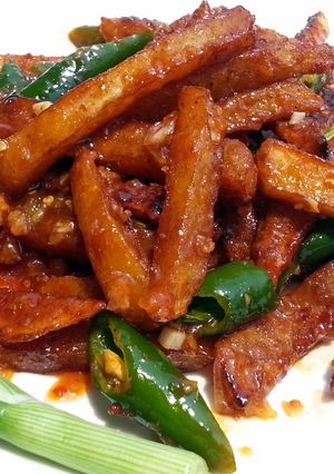 A picture of Sweet And Spicy French Fries.