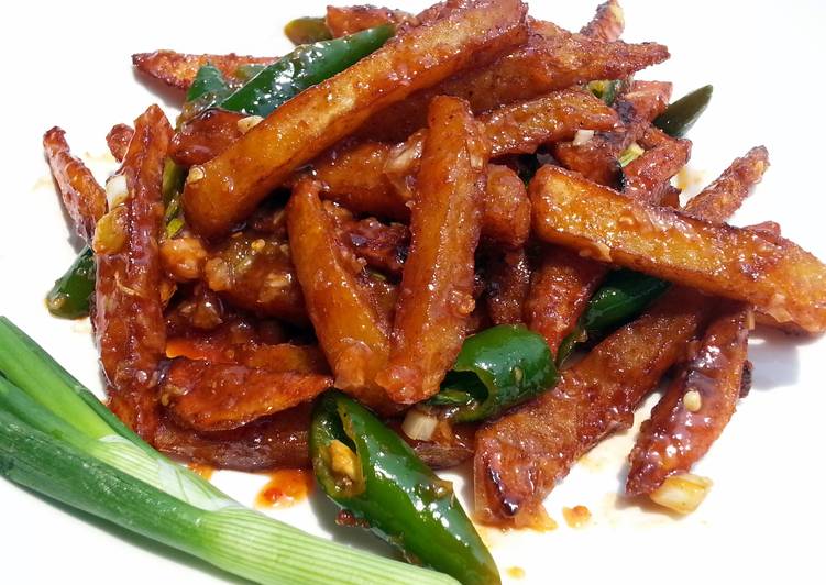 How to Cook Yummy Sweet And Spicy French Fries