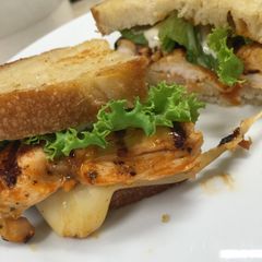 A picture of Buffalo Ranch Chicken Panini.
