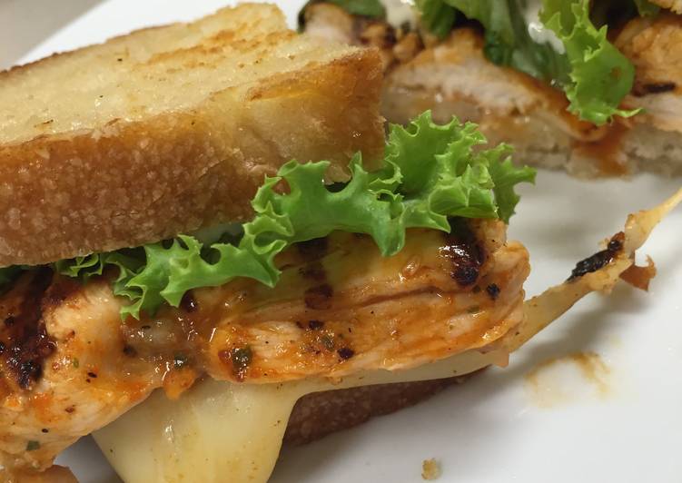 Recipe of Homemade Buffalo Ranch Chicken Panini