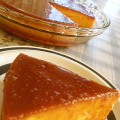 A picture of Rich, Bittersweet Kabocha Pumpkin Custard Pudding.