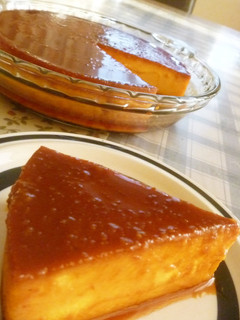 A picture of Rich, Bittersweet Kabocha Pumpkin Custard Pudding.
