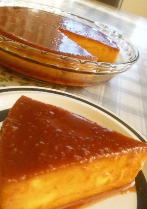 A picture of Rich, Bittersweet Kabocha Pumpkin Custard Pudding.