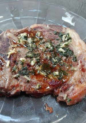 Una foto de Bife ancho a la provenzal
