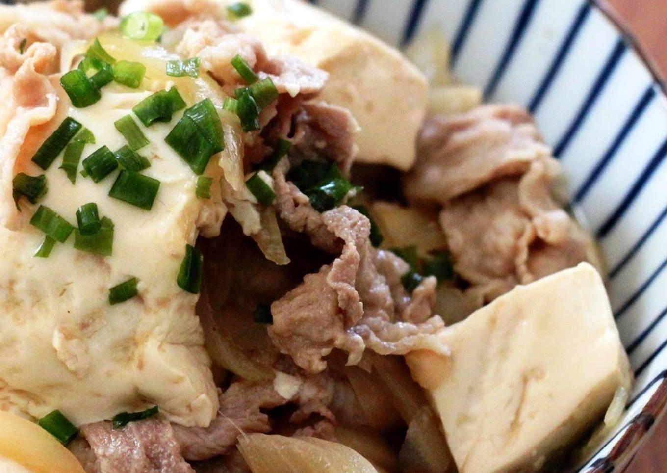 Easy Meat with Tofu Simmer