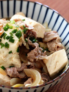 A picture of Easy Meat with Tofu Simmer.